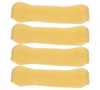 Healeved 2 Paires de Coussinets D’Aisselle en Tpr Jaune pour Béquilles D’Avant-Bras Accessoires de Confort Souples et Respirants Coussinets de Soutien Axillaire pour Mobilité Quotidienne