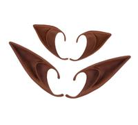 Healeved 2 Paires Fausses Oreilles de Cosplay Halloween Célébration Latex | Réutilisable, Finition Soignée, Facile à Porter, Lavable, pour Famille et Amis, Oreille Elfe