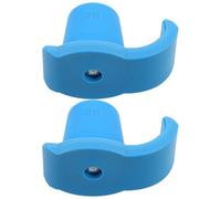 Healeved 2 Pièces Accessoire Ski Antidérapant pour Déambulateur et Canne, Patins Universels en Nylon et Tpr Bleu, Protection Optimale pour Seniors en Extérieur sur Neige ou Glace