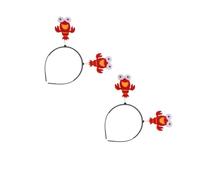 Healeved 2 pièces Adorable Tête Crabe pour Garçon Fille et Adultes Accessoire de Fête Costume Carnaval Halloween Mardi Gras