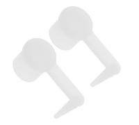 Healeved 2 Pièces Bouchon de Remplacement en Caoutchouc Blanc pour Vaporisateur Facial, Joint Étanche Professionnel pour Réservoir D'eau, Accessoire Anti-fuite pour Salon et Spa à Domicile