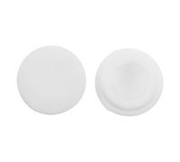 Healeved 2 Pièces Bouchon de Vidange en Caoutchouc Rond Accessoire Frigo Blanc Installation Facile, Empêche Fuites d'air Froid pour Congélateur Coffre et Mini Frigo