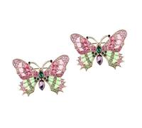 Healeved 2 Pièces broche vintage badges épingles à broches et épingles bijoux fantaisie revers insecte épingle en émail nouveauté alliage