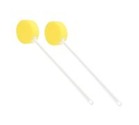 Healeved 2 Pièces brosse à récurer Las pigeons éponge de nettoyage pigeons en fil d'or Éponge douce Gommage doux éponge de bain à long manche gommage exfoliant pour le corps pp Yellow
