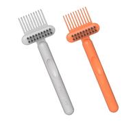 Healeved 2 Pièces Brosse De Nettoyage Peigne Pour Pinceau Outil De Nettoyage De Brosse Nettoyeur De Brosse à Cheveux Brosse Brosse De Nettoyage De Brosse à Cheveux Pp
