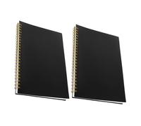 Healeved 2 Pièces Carnet de Horizontal avec Couverture PP Résistante Carnet de Suivi des Dépenses pour Budget Familial et Gestion Inventaire pour Petite Entreprise et Usage Domestique