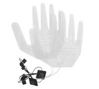 Healeved 2 Pièces Coussin Chauffant Électrique pour Mains avec Interrupteur, Technologie Avancée de Chauffage Thermique, Design Complet à 5 Doigts, Tissu Isolant pour Travail en Hiver