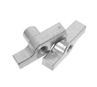 Healeved 2 Pièces Écrou à Bouton en T en Alliage D'aluminium Moulé Argenté, Léger et Résistant à L'usure, pour Matériel Éclairage de Scène et Montage de Structures D'éclairage