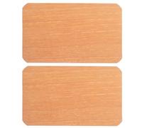 Healeved 2 Pièces Feuilles de Cèdre Espagnol Accessoires en Bois Khaki pour Cave à Cigares pour Rangement Organisé et Absorption D'humidité, Usage Maison et Bureau