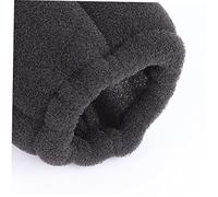 Healeved 2 pièces Housse Éponge pour Sèche Cheveux Pliable Antibrûlure Diffuseur Noir Protection la Chaleur et des Frisottis Accessoire Coiffure Salon et Maison