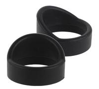 Healeved 2 Pièces Œilleton en Caoutchouc Souple pour Microscope et Jumelles, Protection Antichoc avec Confort, Épaisseur d'angle 4mm, pour Observations en Champ Sombre