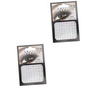 Healeved 2 Pièces Joyaux Du Visage Gemmes De Maquillage De Perles Visage Strass Pour Le Maquillage Bijoux Les Pierres Précieuses Du Visage Collent Joyaux Du Corps Briller Étincelle Stickers