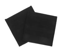Healeved 2 Pièces Lot de 2 Porte-cartes à Jouer Noirs en Tissu Oxford, Support Compact à 5 Niveaux pour Petites Mains, Détenteurs de Cartes Polyvalents pour Soirées Poker, Jeux de Société