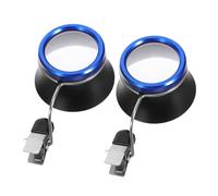 Healeved 2 Pièces Loupe Bijoux avec Clip Loupe Réparation Montres et Timbres Outils Réparation Bijoutier et Électronique Alliage Aluminium et Ergonomique