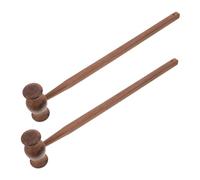 Healeved 2 Pièces Manual Wood Massage Hammer Handheld Full Body Relaxation Percussion Tool For Trigger Point Therapy And Muscle Relief