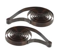 Healeved 2 pièces Mécanisme Horloge Métallique Ressort Principal Réveil Mécanique de Remplacement pour Réparation de Montres Anciennes