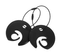 Healeved 2 Pièces Organisateur de Disque Volant en PS Noir | Pince de Câble Légère, Multi-disques, sans Outil, pour Golf Disque et Fixation sur Boucle