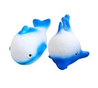 Healeved 2 Pièces Ornement Aquarium Miniature en Résine Mammifères Baleine | Installation Facile, Nettoyage Simple, Rendu Océan Réaliste, pour Bassins Variés