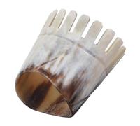 Healeved 2 Pièces peigne en corne portable scalp massage peigne dent large peigne large dents masseur de cheveux femme peigne cheveux peigne à cheveux en corne peigne à cheveux de massage