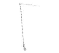 Healeved 2 Pièces pendentif sourcil strass accessoire de cheveux pour femmes bijoux de front de fête hair charms hair toppers accessoires de cheveux de mariage frontal en strass Silver