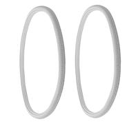 Healeved 2 Pièces Roue Pleine Pu pour Fauteuil Roulant, Remplacement et Arrière