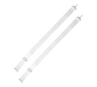 Healeved 2 Pièces Sangle Centrale de Filet de Tennis en Nylon, Boucle Métal | Support de Tension, Réglage Rapide, Moins D’affaissement, pour Clubs Sportifs, Entraînement et Écoles