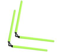 Healeved 2 Pièces Tige D'agilité Portable en Abs et Alliage D'aluminium pour Entraînement Football et Basketball, Facile à Transporter, pour Jours de Pluie et Ensoleillés