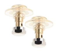 Healeved 2 Pièces Valve de Rechange Compatible avec Accessoires de Gonflage de Remplacement pour Gilet de Sauvetage avec Base et Embout de Valve