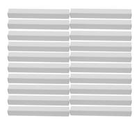 Healeved 20 Pièces Boîte à Ventilateur Portable en Papier Blanc 21 Cm, Étui Pliant Léger pour Éventail à Main, pour Rangement et Transport Lors D'événements