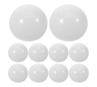 Healeved 20 Pièces Globe de Remplacement pour Ampoule LED Hémisphérique en PC Blanc Illumination Douce et Diffusion Uniforme, pour Miroir de Maquillage en Salle de Bains