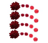 Healeved 20 Pièces Hanfu Floral Hair Accessories Set Lightweight Realistic Chinese Flower Hairpins For Vintage Style Hair Clips For Hanfu Festivals And Traditional Parties
