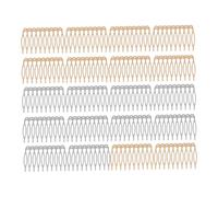 Healeved 20 pièces Kit pour Créer des Peignes à Cheveux DIY Accessoires pour Mariée Accessoires Capillaires et Filles pour Chignons Personnalisées