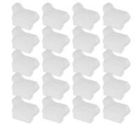 Healeved 20 Pièces Lot de Capuchons Protecteurs Transparents pour Têtes de Brosses à Dents Étuis Portables Anti-poussière Compatibles Brosses Dentaires Standard et Dentiers Rangement