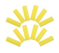Healeved 20 Pièces Manchons en Silicone Jaune pour Coupe-ongles et Pince à Cuticules, Design Ergonomique et Facile à Nettoyer, pour Soins Professionnels et Personnels des Ongles