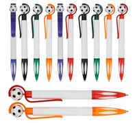 Healeved 20 Pièces Stylo à Bille Créatif Forme Football en Plastique, Facile à Transporter et Écriture Fluide, pour Doodling et Scrapbooking