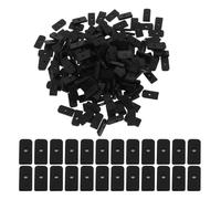 Healeved 200 Pièces Bonnets de Baleines en Silicone Noir 6mm pour Corsets, Accessoire Couture Résistant et Confortable pour Robes de Mariée et Costumes de Danse