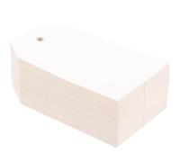 Healeved 200 Pièces Étiquette Suspendue Blanche en Papier 7x4 Cm Imprimable Grand Espace D'écriture pour Décoration et Présents Artisanaux