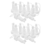 Healeved 200pièces Pipette pour Flacon Embout Trompette pour Ampoule Pipette Compte-gouttes Bouchon pour Flacon de Liquide Embout Compte-gouttes pour Ampoule de Laboratoire