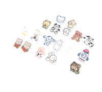 Healeved 20pièces Broches Animaux Acrylique Badges De Décorations Pour Chapeaux Sacs à Dos Set De Motifs Variés