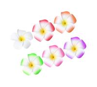 Healeved 20pièces Épingles à Cheveux Fleur De Plumeria Hawaïenne Barrettes Pour Mariage Plage Accessoires Coiffure Fête Luau Décorations Cheveux Fleuries Assorties