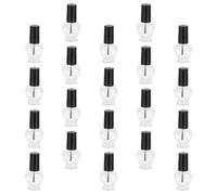 Healeved 20pièces Flacon de Vernis à Ongles Vide Forme de Cœur Boîte de Rangement pour Vernis Accessoire de Beauté pour Ongles