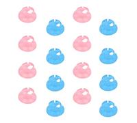 Healeved 20pièces Mini Anneaux De Manucure Cartoon Palette De Mélange De Pour Nail Art Assortiment De