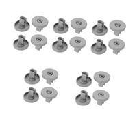 Healeved 20pièces Roulettes De Remplacement Pour Panier Inférieur De Lave-vaisselle Accessoires Compatibles Et Faciles à Installer Roues Pour Fonctionnement Optimal