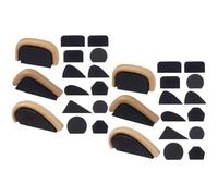 Healeved 24 Moules à Anses de Tasse en EVA pour Poterie Lot de 2 Sets de 24 Pièces Outils Manuels DIY pour Fabrication D’Anses de Tasses en Céramique Adaptés à la Création Artisanale de