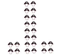 Healeved 24 Pièces Bandeaux Tête Pirate Halloween avec Crâne pour Garçon Fille Filles Accessoire et Confortable pour Déguisement