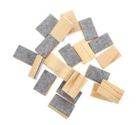 Healeved 24 Pièces Effaceur de Tableau Noir en Feutrine et Bois, Gomme en Feutre de Bois, Petit Format, Prise en Main Confortable, Poussière, pour t Maison, Garçon et Filles