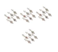 Healeved 24pièces Anneaux Décoratifs Pour Dreadlocks De Accessoires De Coiffure Tressés Bijoux Pour Cheveux Style Unique Et Résistant Déformation