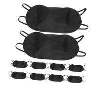 Healeved 24pièces Masque de Sommeil Occultant pour Voyage Sieste Homme et Femme avec Élastiques Bandeau Confortable