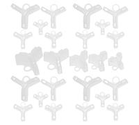 Healeved 250 Pièces Cache-hameçons Triples en Plastique pour Casque de Sécurité, Protège-hameçons Antirayures et Protection des Doigts, Accessoires Indispensables pour Chantier