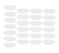 Healeved 25pcs Masque Transparent Pour Coupe De Cheveux Tondeuse Eye-liner Masque Des Yeux Dissolvant Masque Capillaire Huile Pour Le Visage Ginseng Hydratant Se Maquiller Pvc